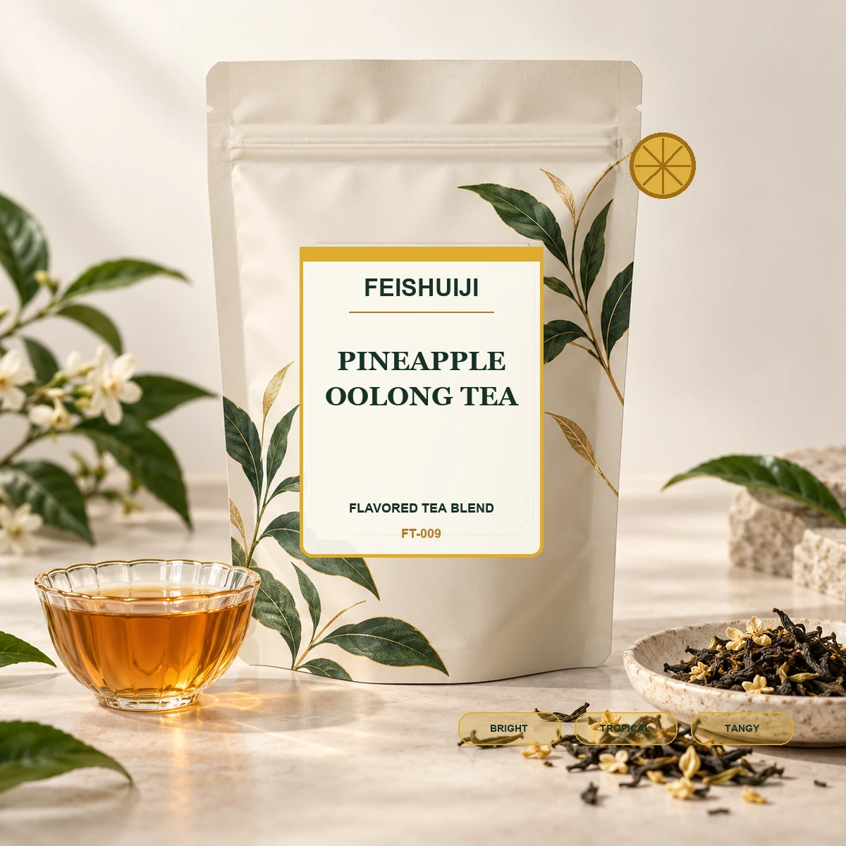 FEISHUIJI Pineapple Oolong Tea ecommerce product presentation