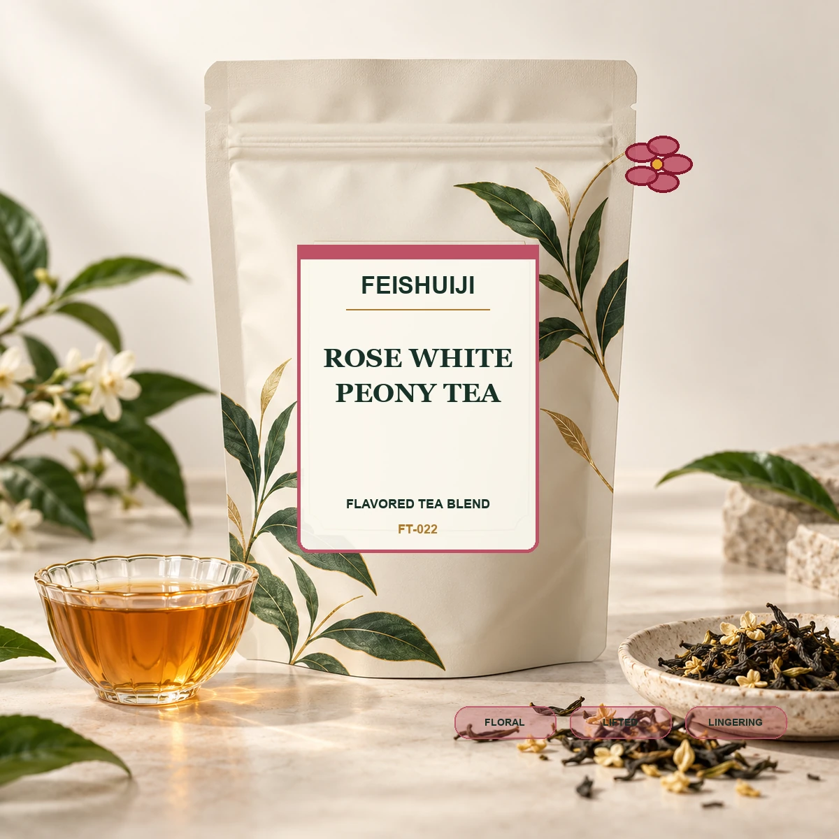 FEISHUIJI Rose White Peony Tea product image